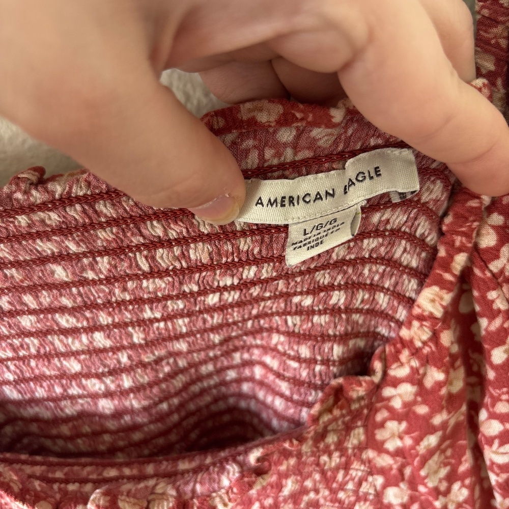 American Eagle Square Neck Babydoll Top - Picture 3 of 3